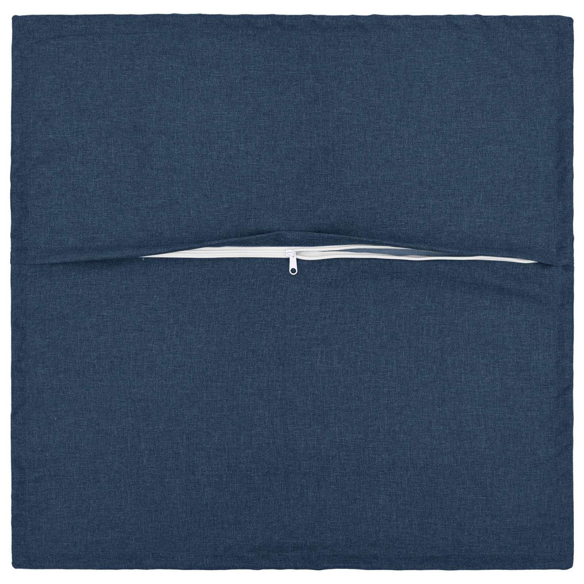 Cushion with Pillow HOUTEN 2 pcs Blue Faux Linen
