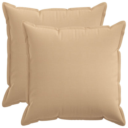 Cushion with Pillow HOUTEN 2 pcs Cream Faux Linen