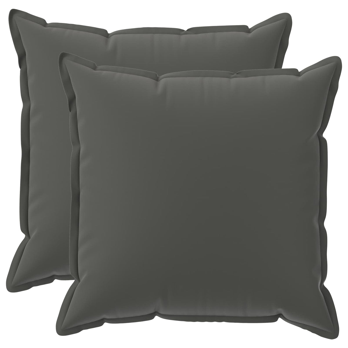 Throw Pillow 2 pcs HOUTEN Anthracite 80 x 80 cm Polyester