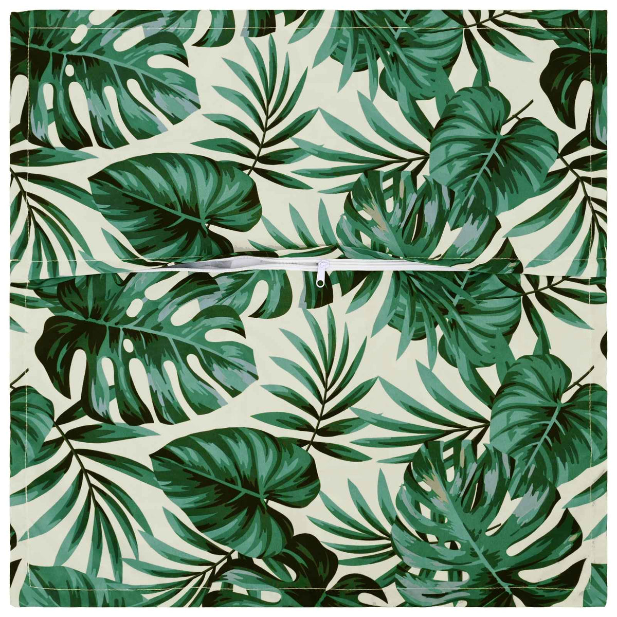 Throw Pillow 2 pcs HOUTEN Leaf Pattern 80 x 80 cm Polyester