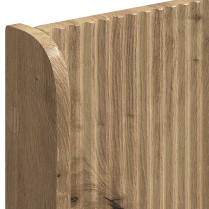 Bed Frame with Storage and Headboard Artisan Oak 90 x 200 cm