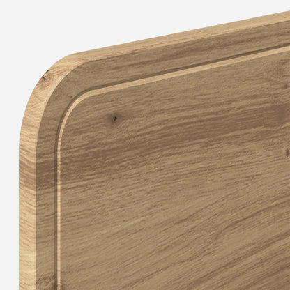 Bed Frame with Storage and Headboard Artisan Oak 180 x 200 cm