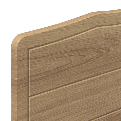 Bed Frame with Storage and Headboard Artisan Oak 180 x 200 cm