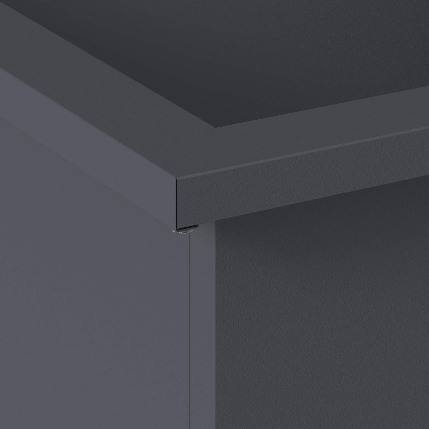Garden Planter with LED Antracite 30 x 40 x 30 cm Steel