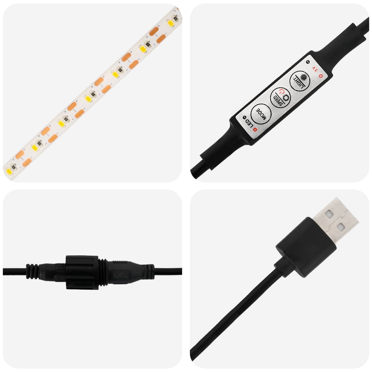 Garden Planter with LED Silver 30 x 40 x 30 cm Stainless Steel