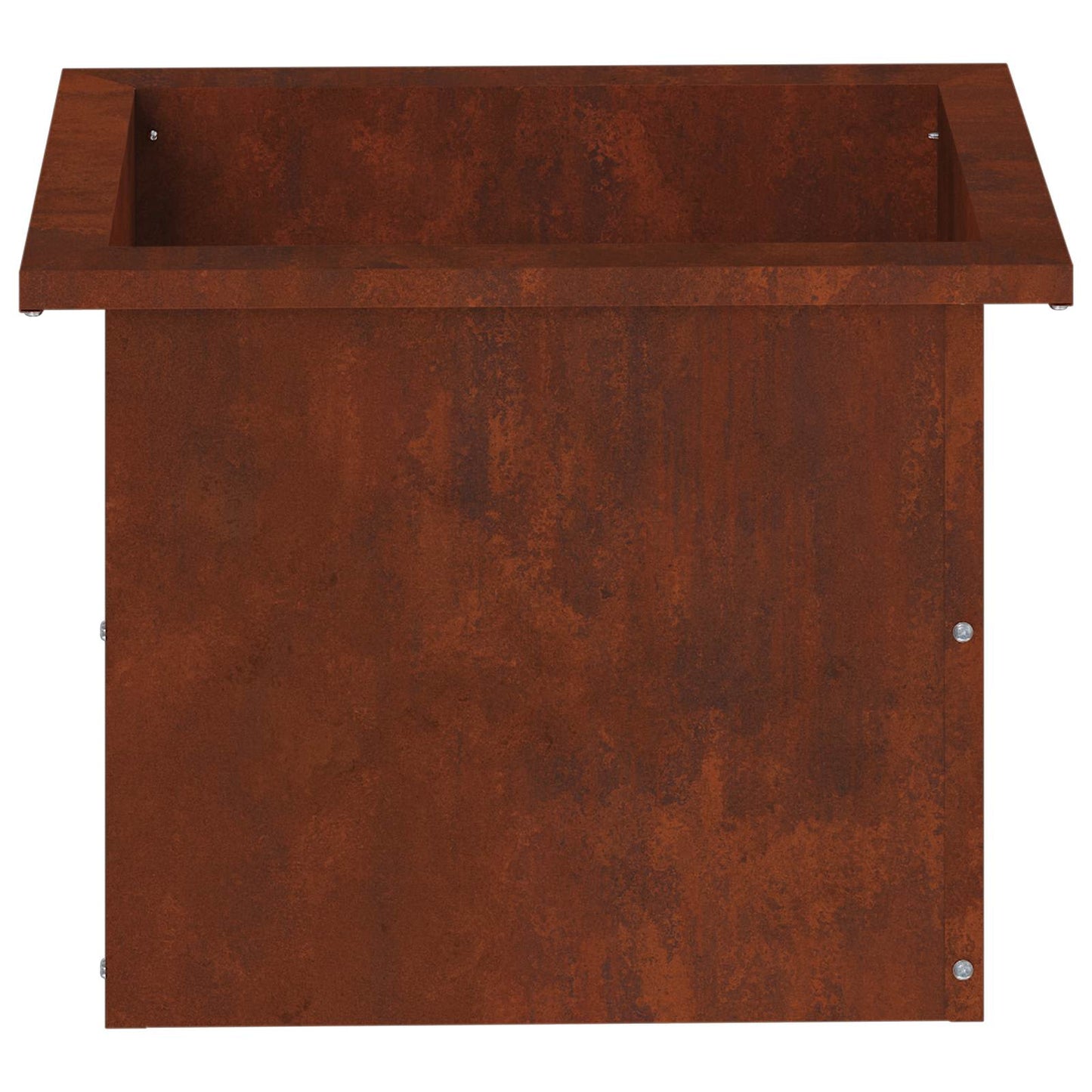 Garden Planter with LED Rusty 30 x 40 x 30 cm Weathering Steel
