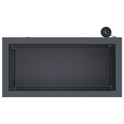 Garden Planter with LED 2 pcs Antracite 30 x 60 x 30 cm Steel