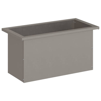 Garden Planter with LED Rusty 30 x 60 x 30 cm Weathering Steel