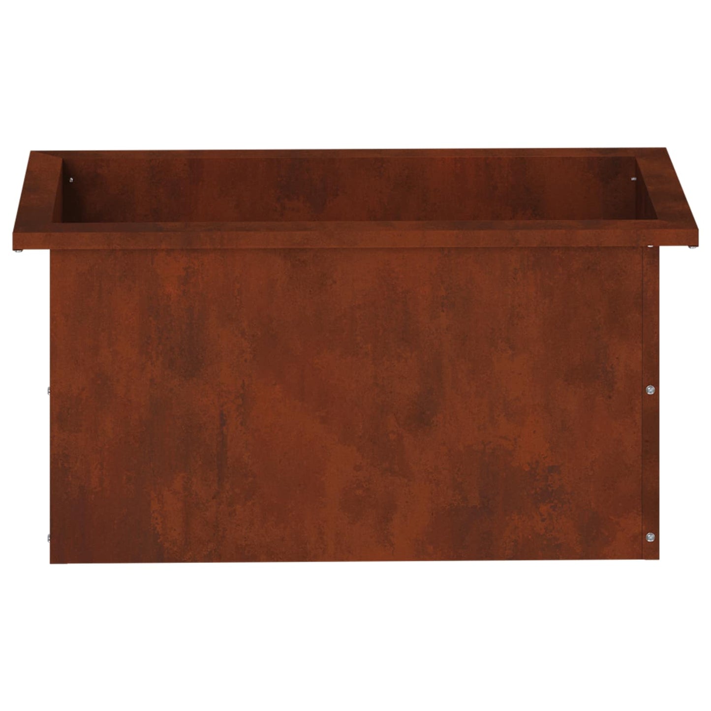 Garden Planter with LED Rusty 30 x 60 x 30 cm Weathering Steel