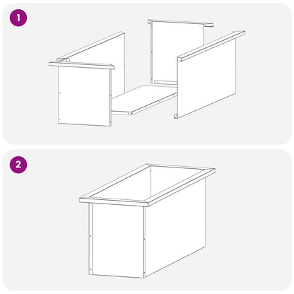 Garden Planter with LED Black 30 x 80 x 30 cm Steel