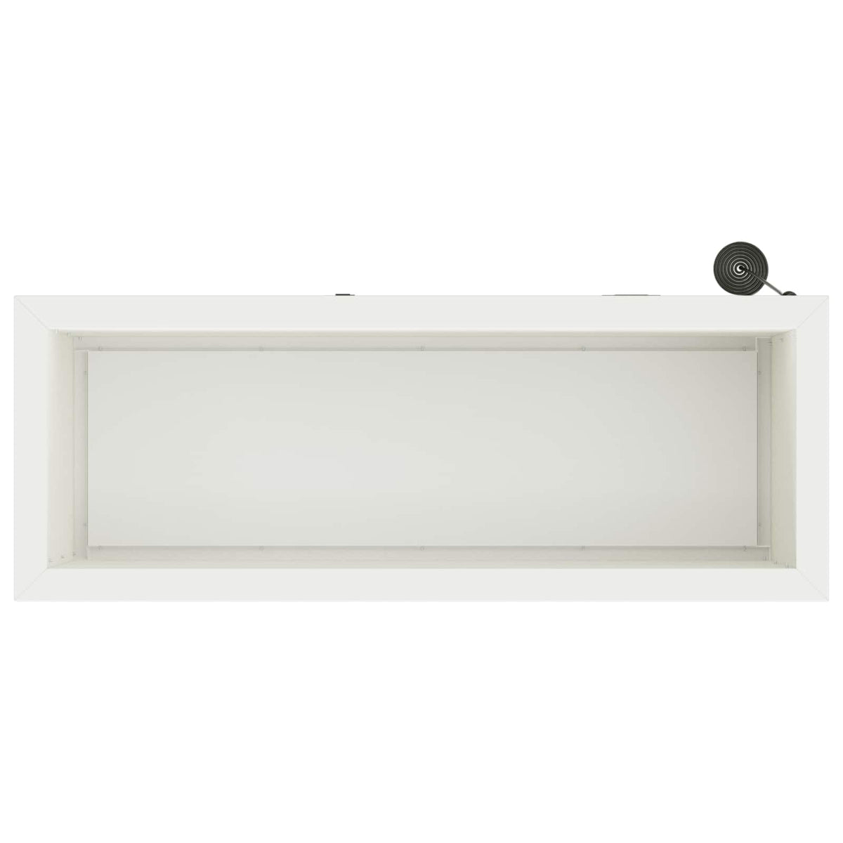 Garden Planter with LED 2 pcs White 30 x 80 x 30 cm Steel