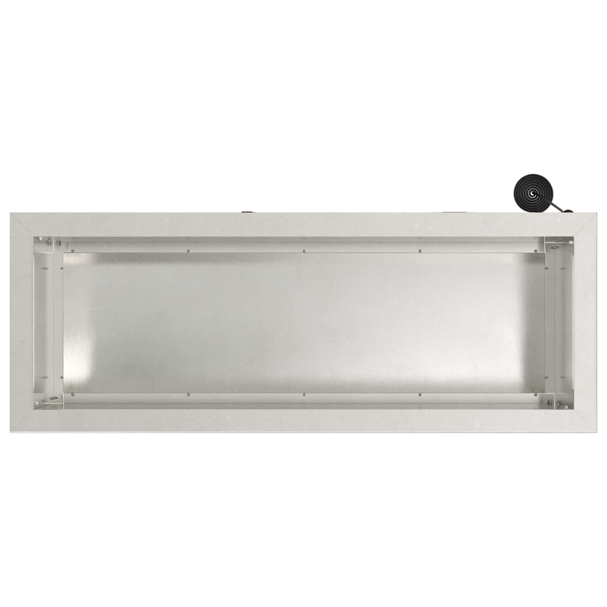 Garden Planter with LED Silver 30 x 80 x 30 cm Stainless Steel