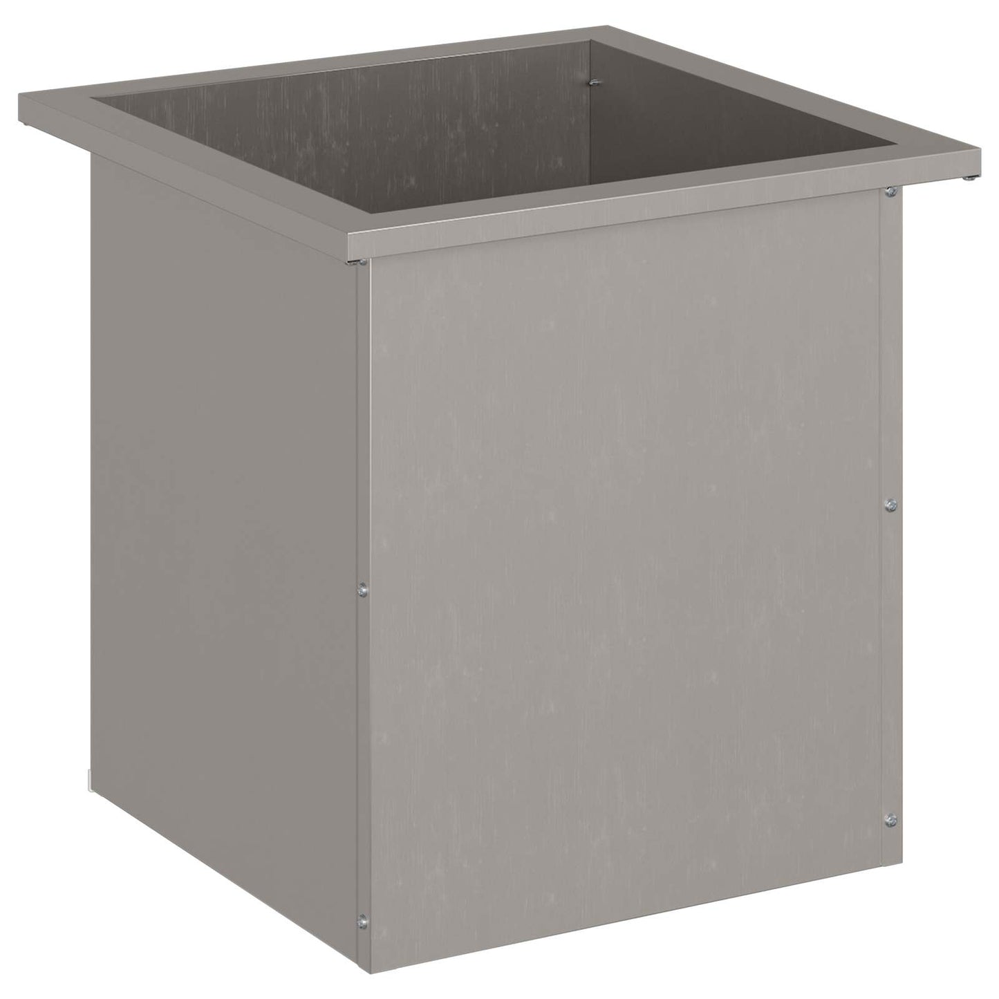 Garden Planter with LED Rusty 40 x 40 x 40 cm Weathering Steel