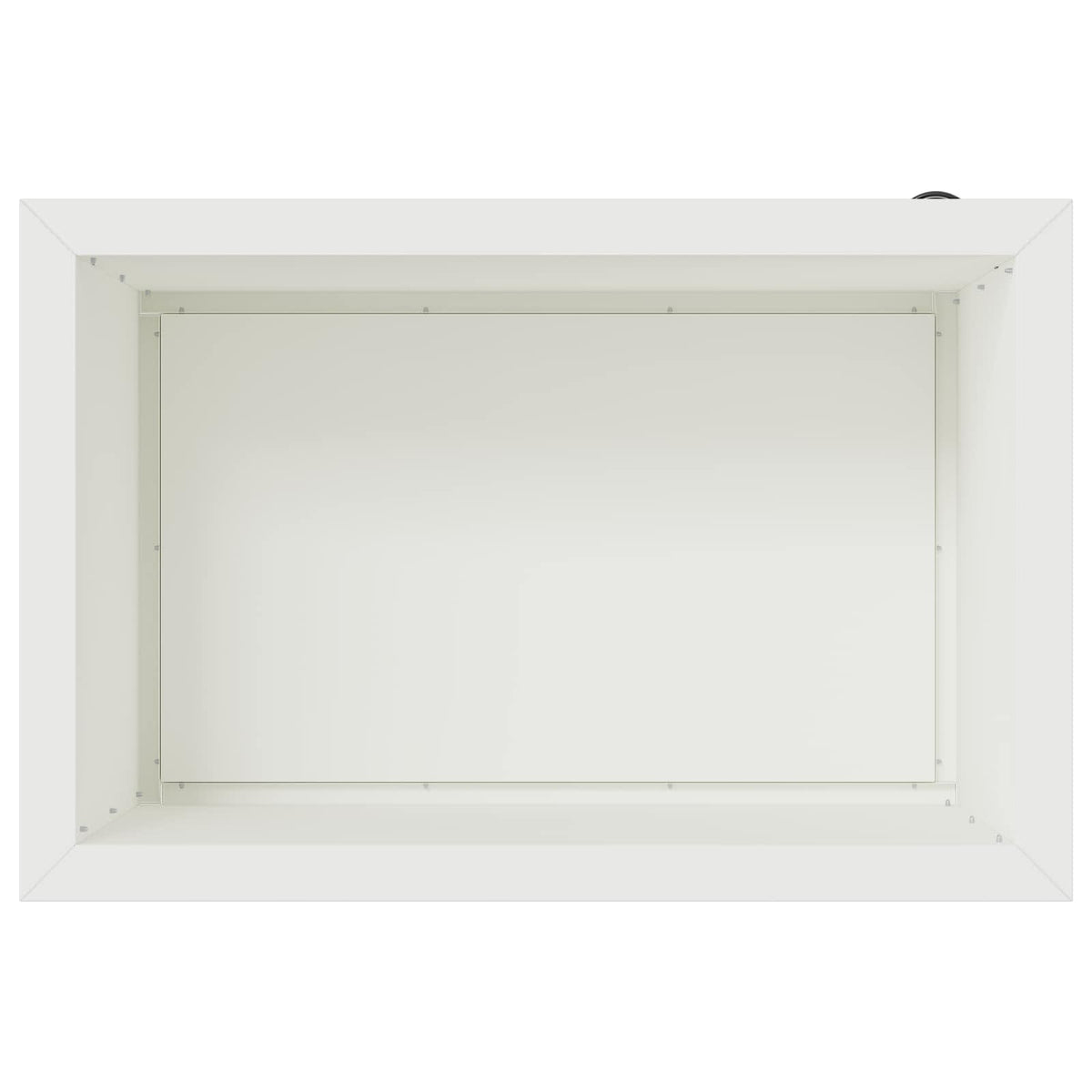 Garden Planter with LED White 40 x 60 x 40 cm Steel