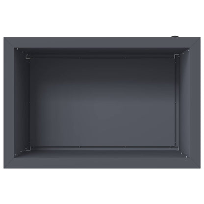 Garden Planter with LED 2 pcs Antracite 40 x 60 x 40 cm Steel