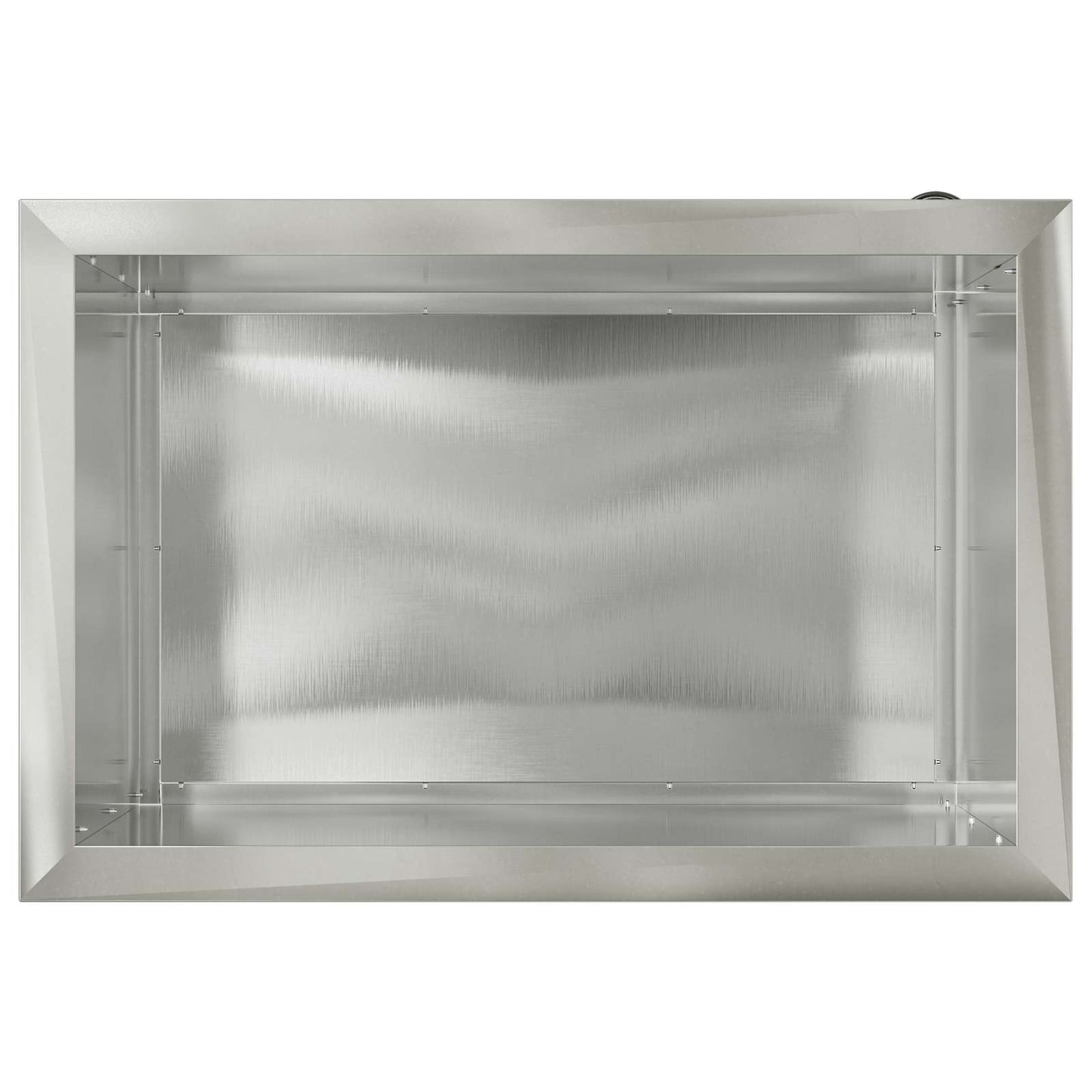 Garden Planter with LED Silver 40 x 60 x 40 cm Stainless Steel