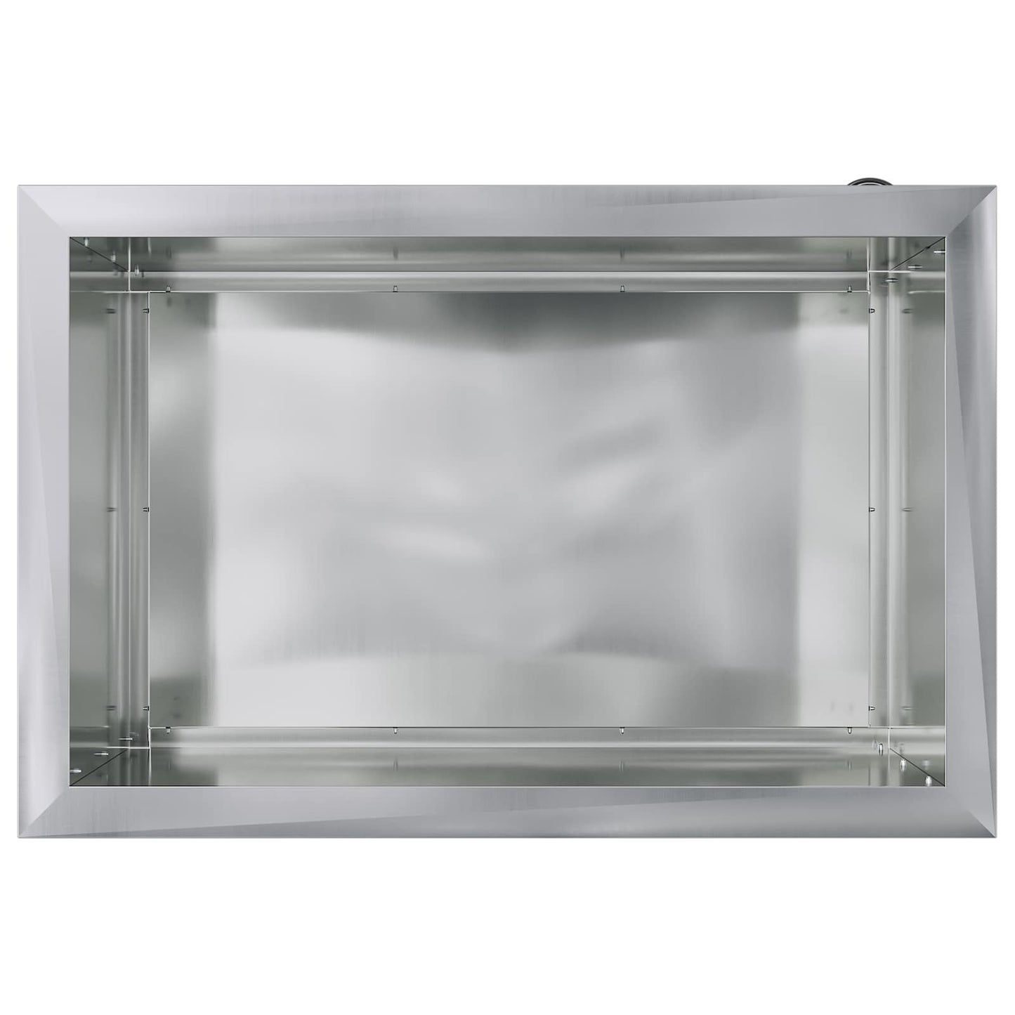 Garden Planter with LED Silver 40 x 60 x 40 cm Galvanised Steel