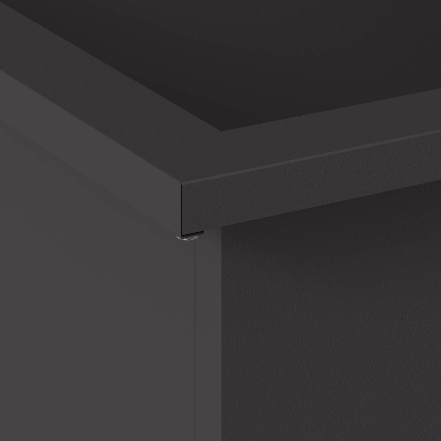 Garden Planter with LED Black 40 x 80 x 40 cm Steel