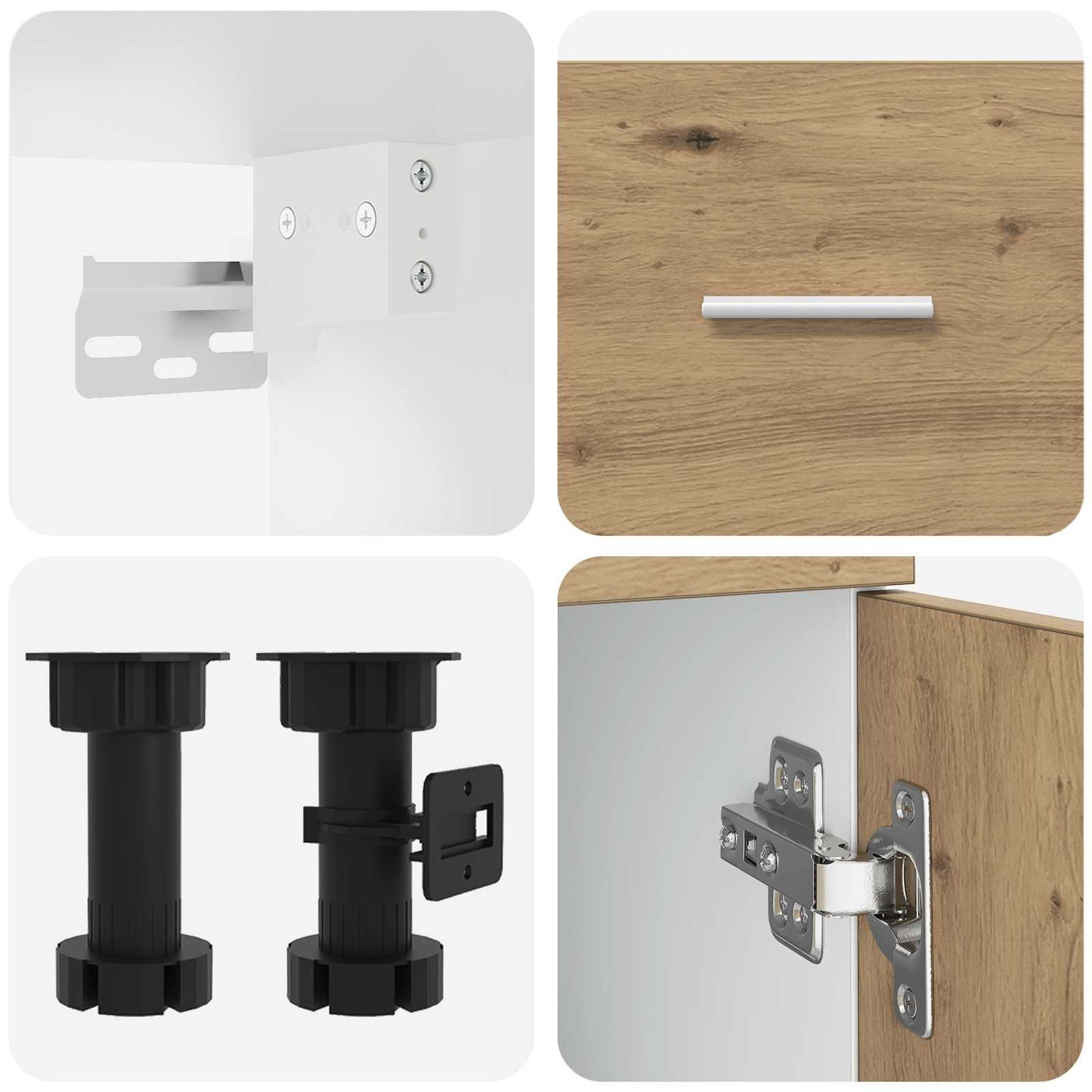 Kitchen Unit Lyon 8 pcs Engineered Wood