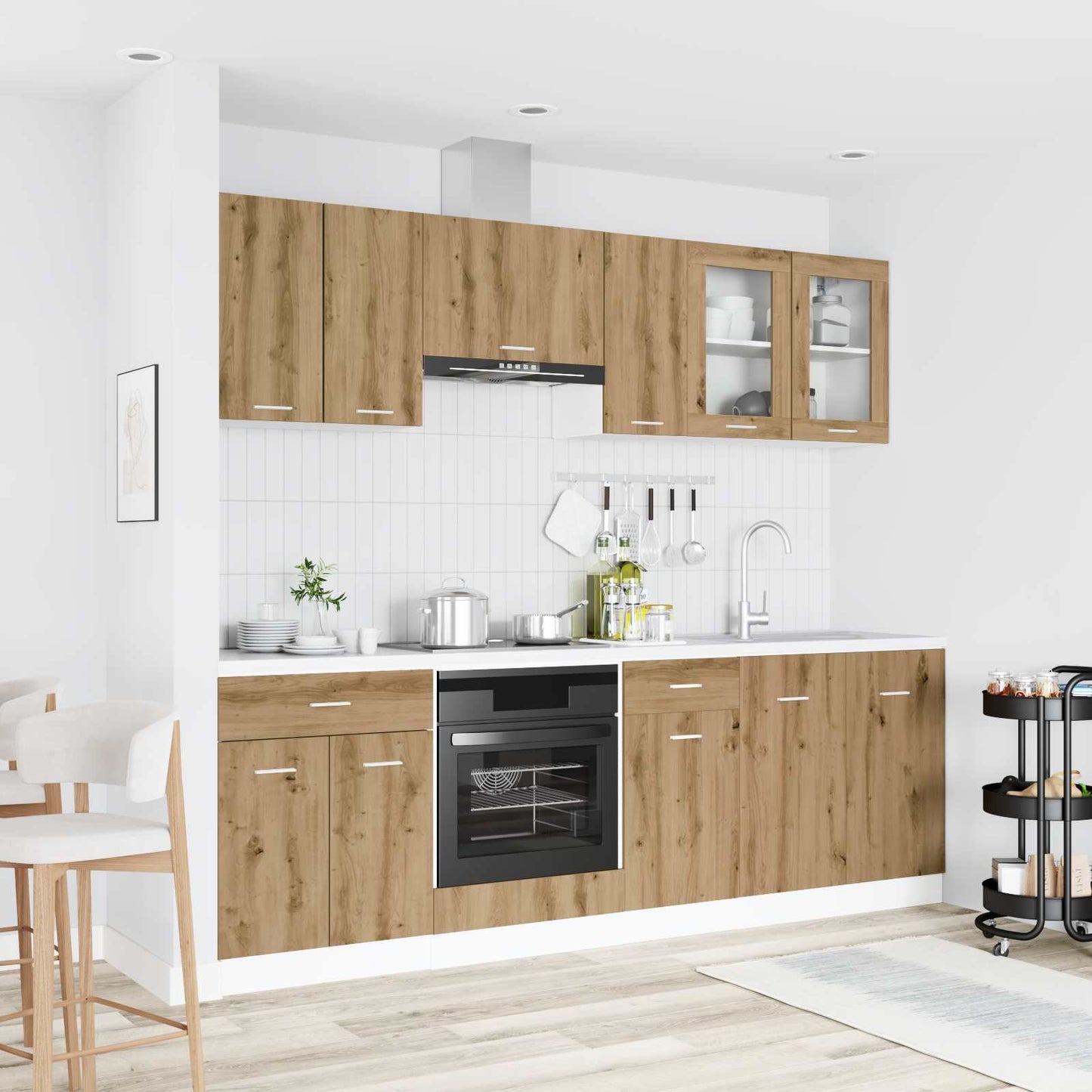 Kitchen Unit Lyon 8 pcs Engineered Wood