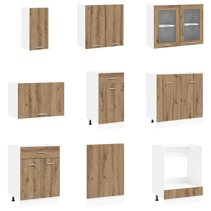 Kitchen Unit Lyon 8 pcs Engineered Wood