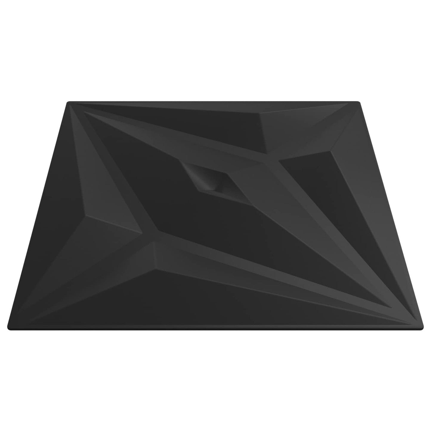 Wall Panels Star 48 pcs Black Star 50 x 50 cm XPS Foam