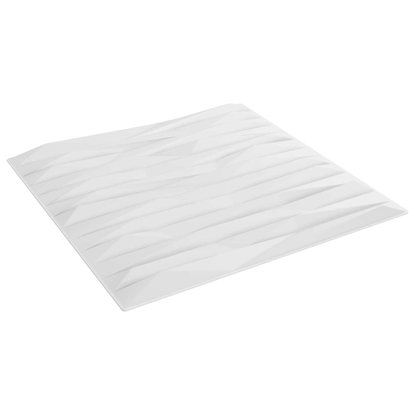Wall Panels 48 pcs 50 x 50 cm White Stone XPS Foam