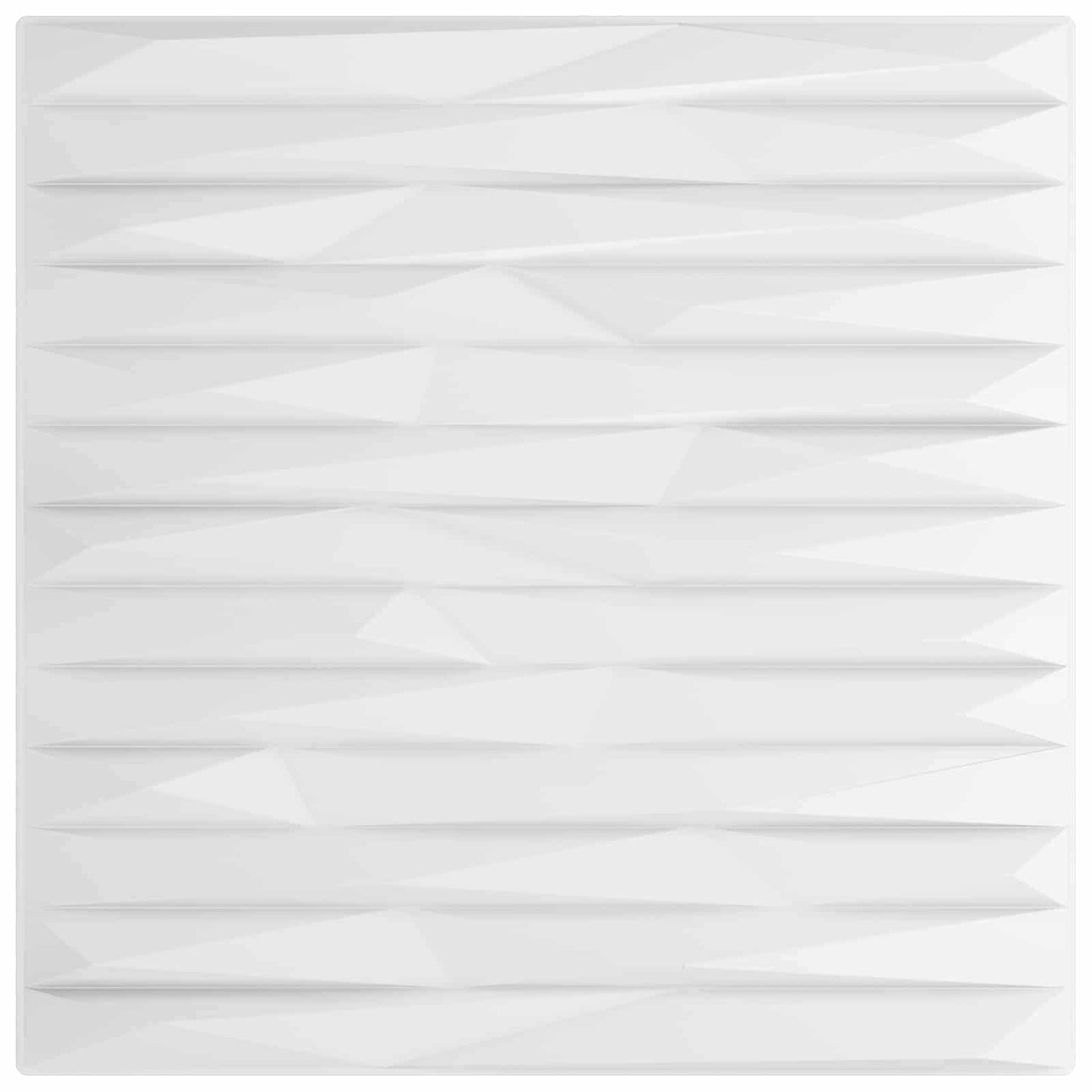 Wall Panels 48 pcs 50 x 50 cm White Stone XPS Foam