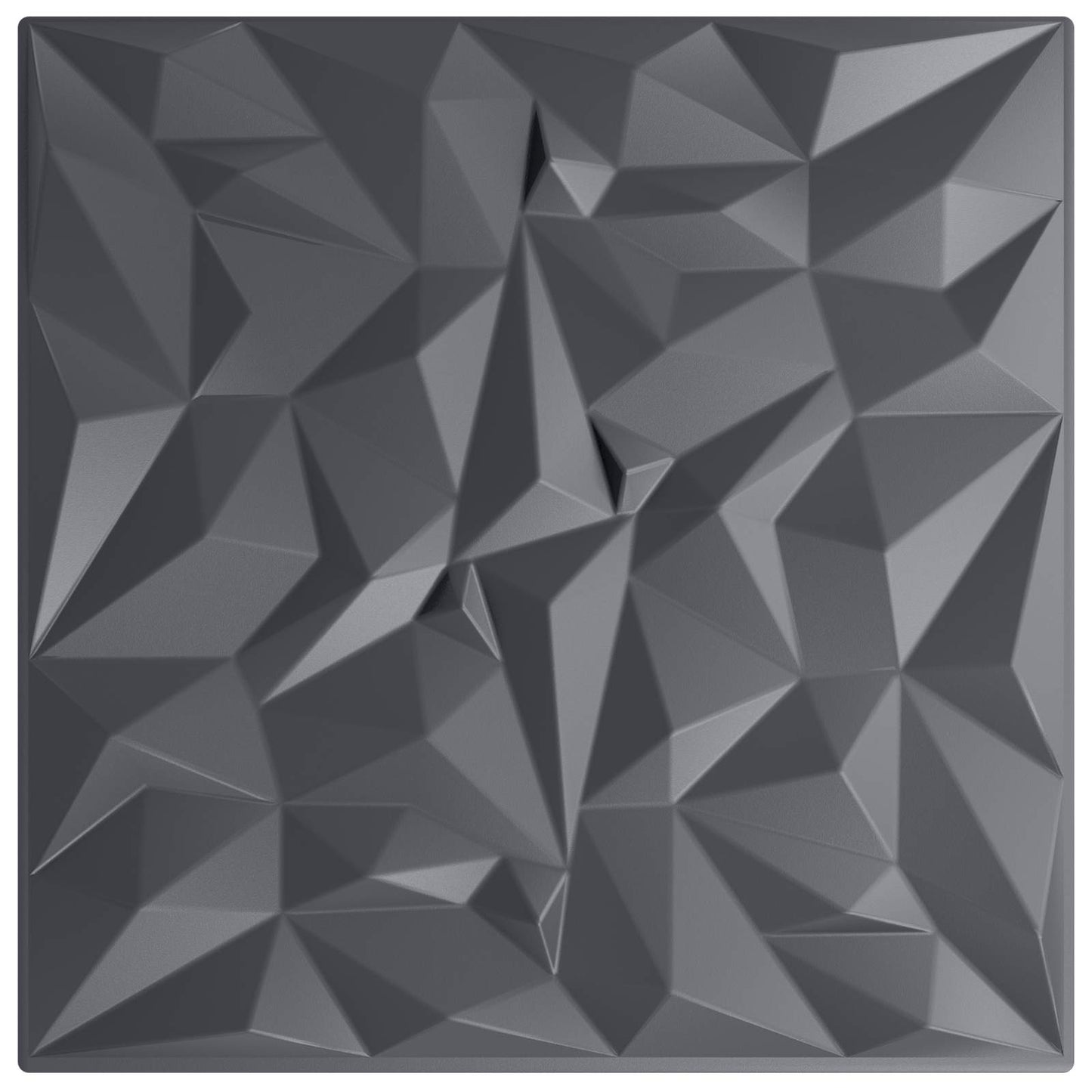 Wall Panels 12 pcs 50 x 50 cm Amethyst Grey XPS Foam