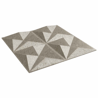 Wall Panels 12 pcs 50 x 50 cm Origami Beton XPS Foam
