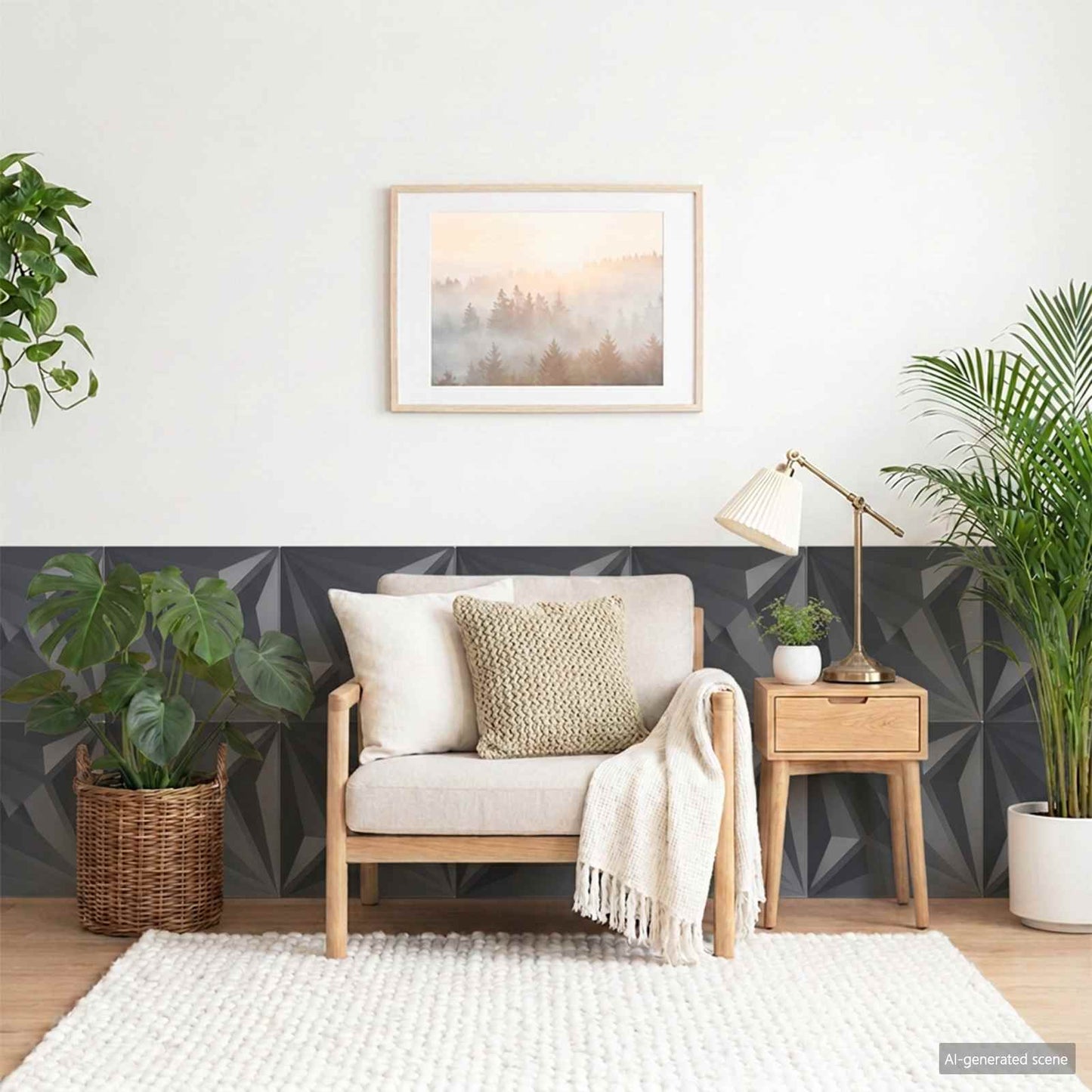 Wall Panels 24 pcs 50 x 50 cm Star Grey XPS Foam
