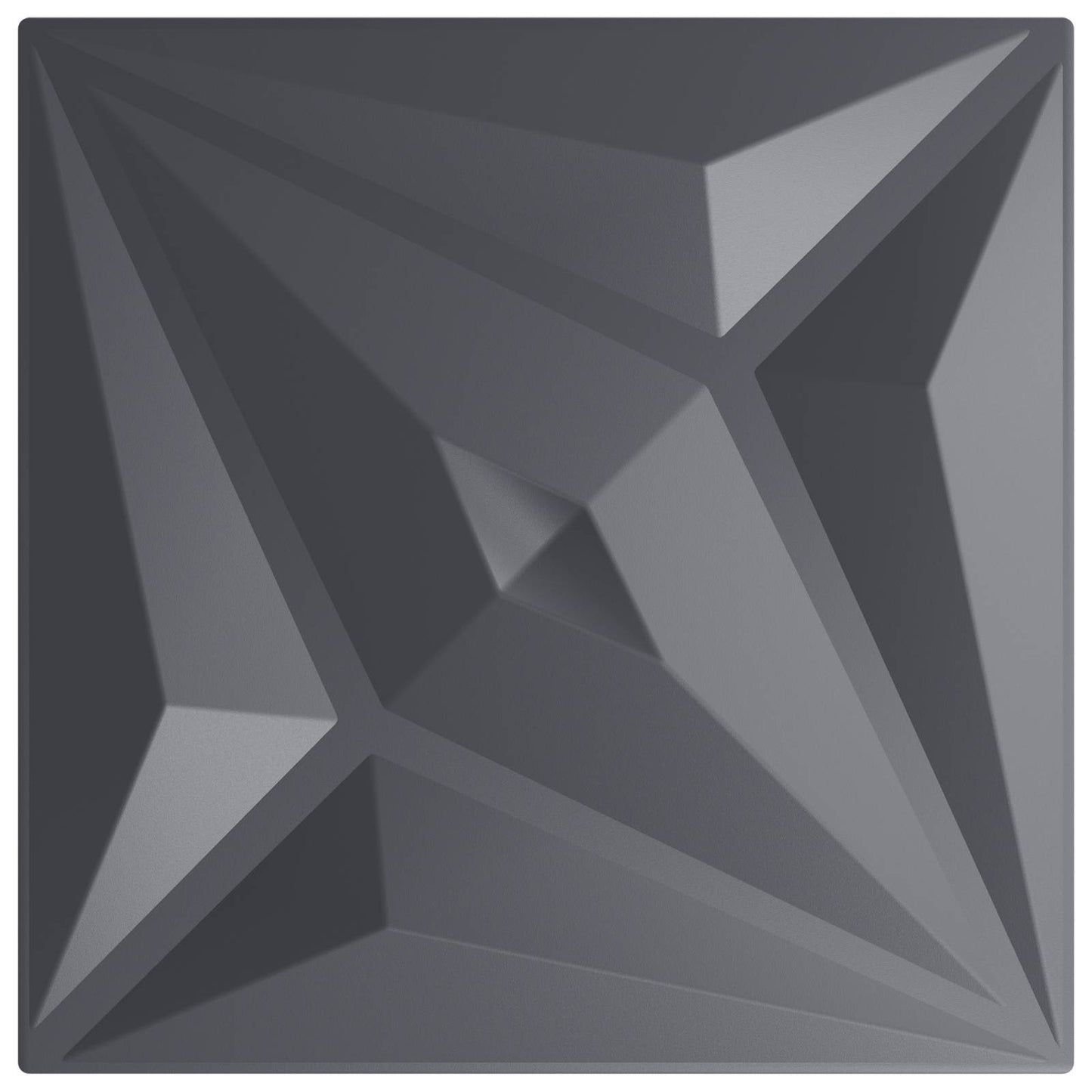 Wall Panels 24 pcs 50 x 50 cm Star Grey XPS Foam