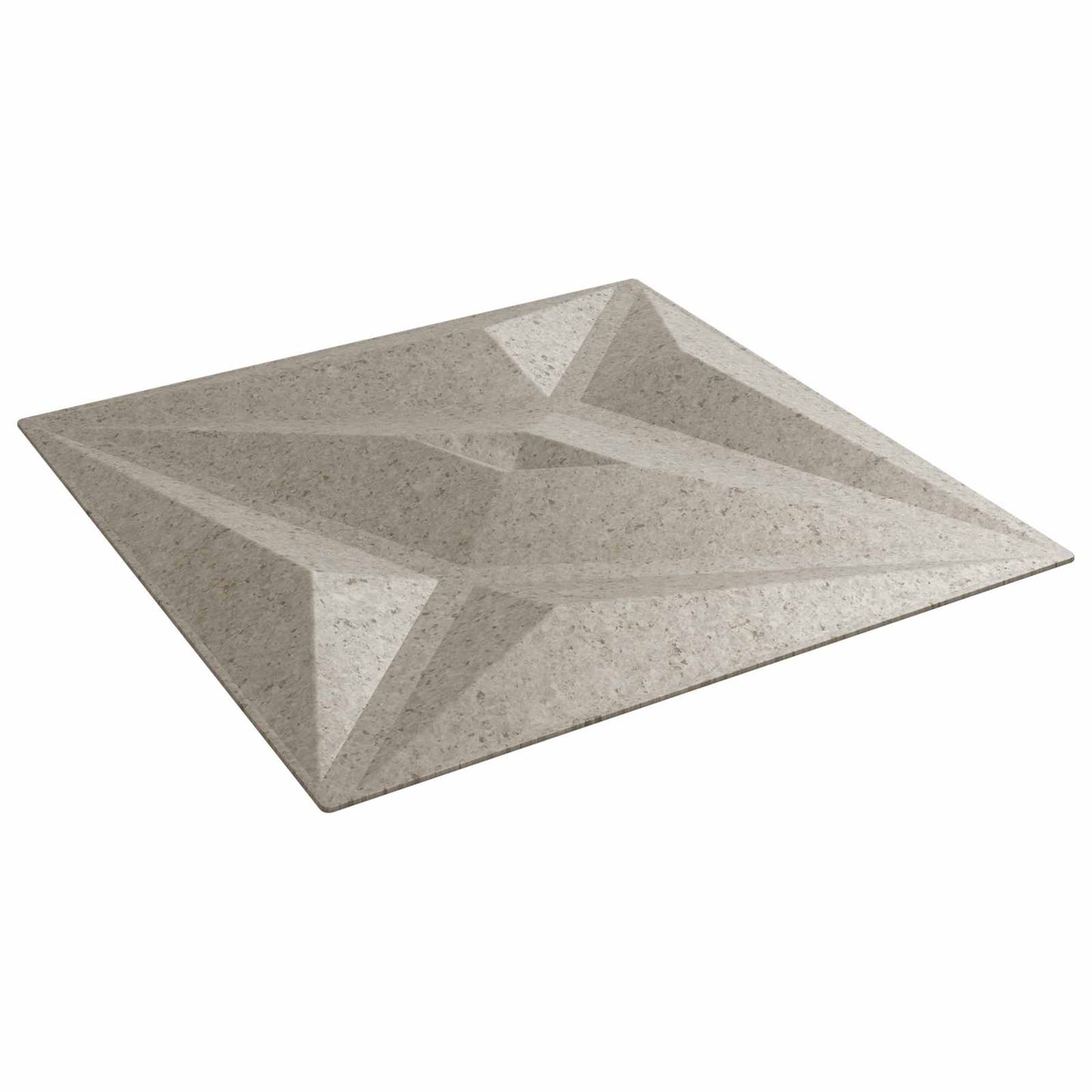 Wall Panels Star 12 pcs Star Beton 50 x 50 cm XPS Foam