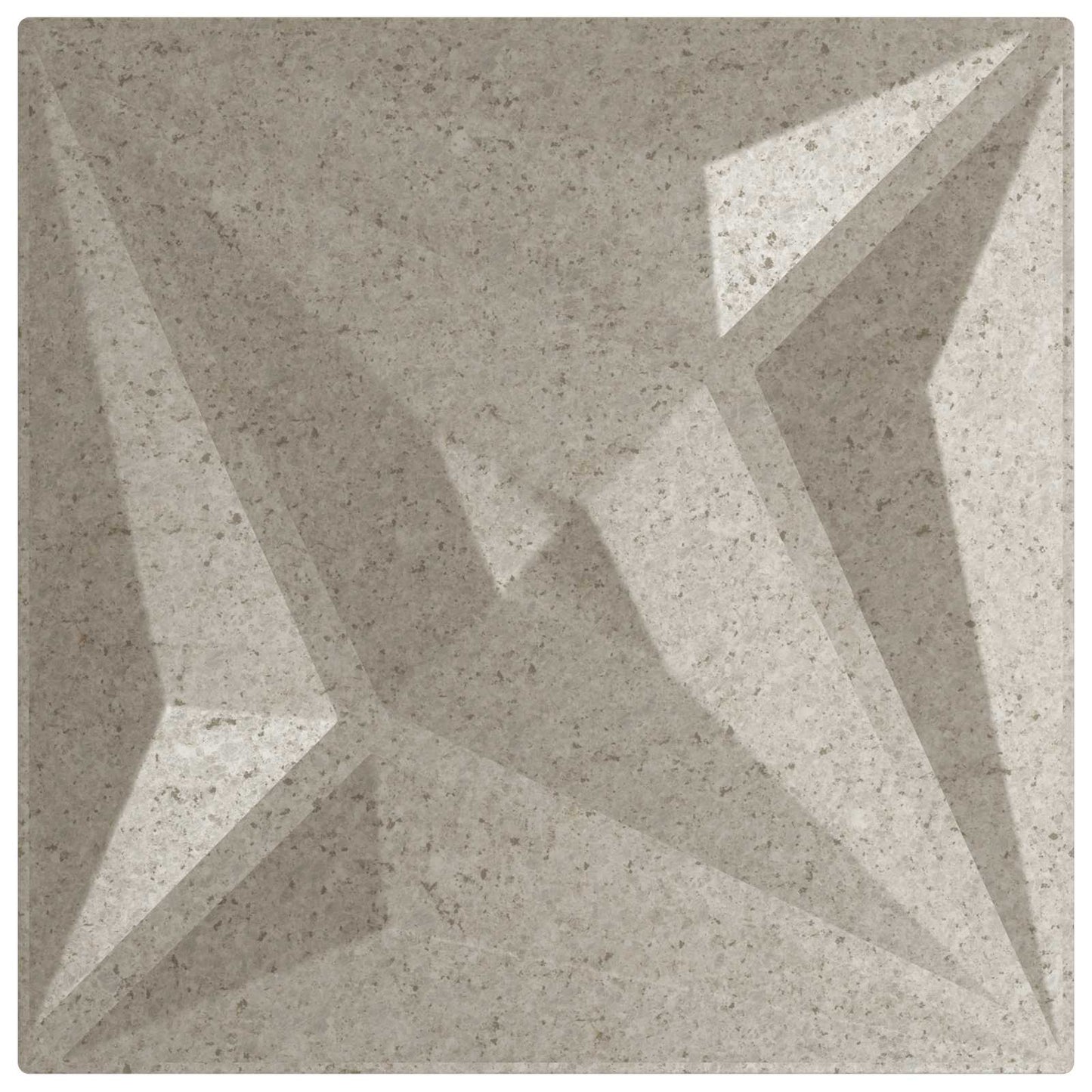 Wall Panels Star 12 pcs Star Beton 50 x 50 cm XPS Foam