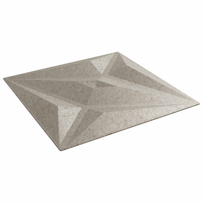 Wall Panels Star 24 pcs Star Beton 50 x 50 cm XPS Foam