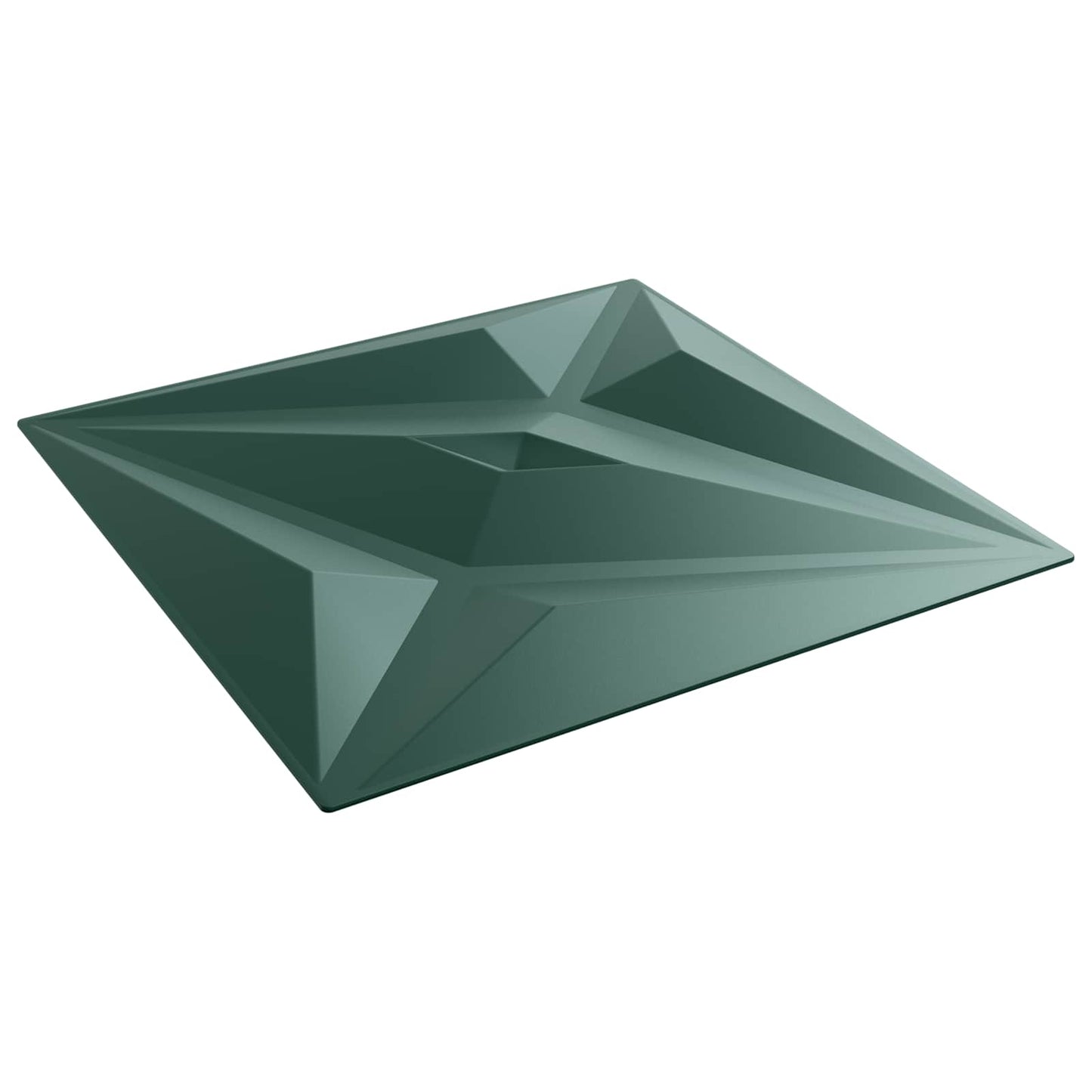 Wall Panels 24 pcs 50 x 50 cm Star Green XPS Foam