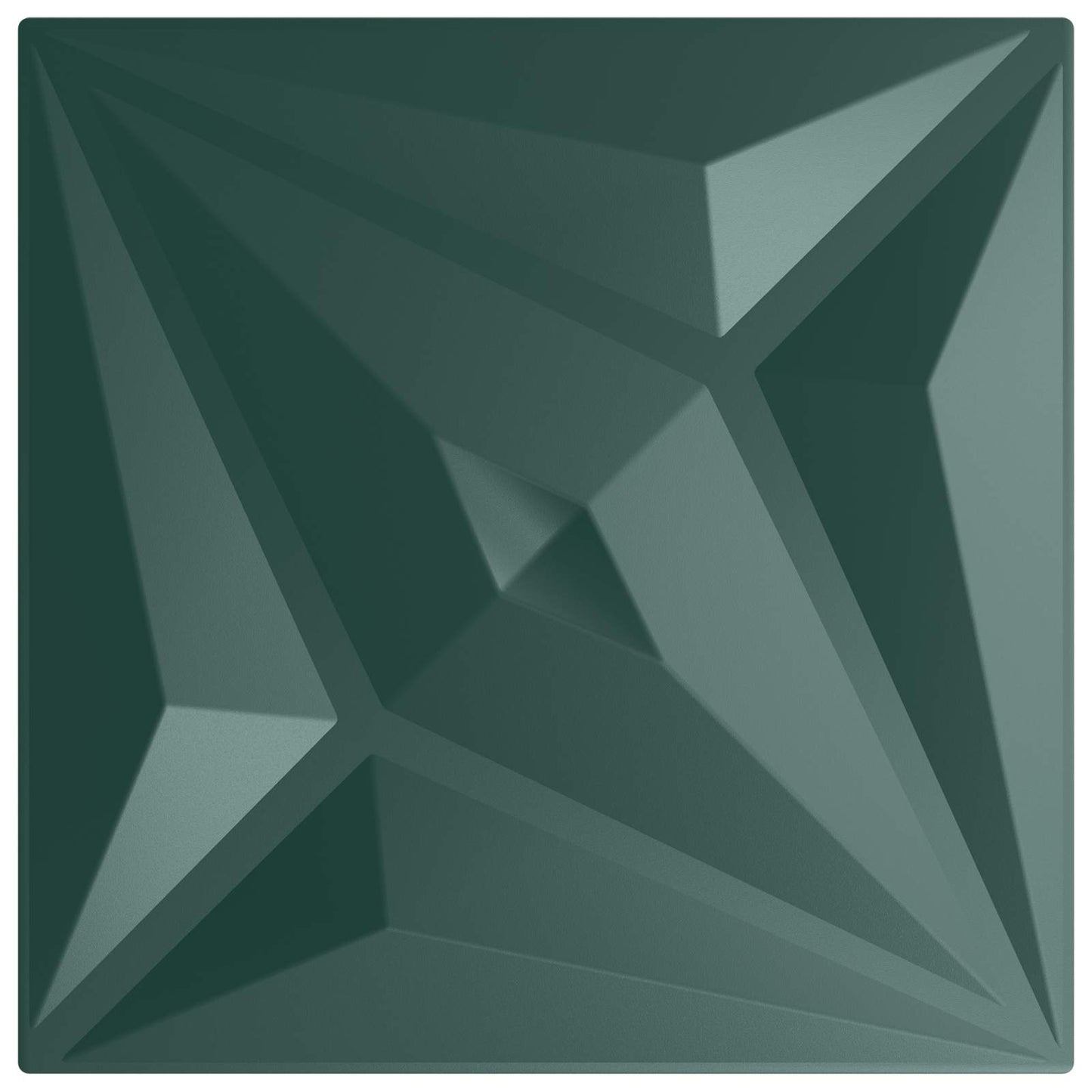 Wall Panels 48 pcs 50 x 50 cm Star Green XPS Foam