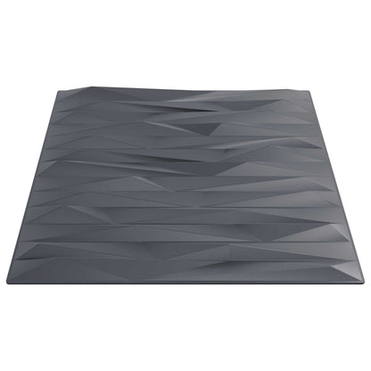 Wall Panels 48 pcs Stone Grey 50 x 50 cm XPS Foam