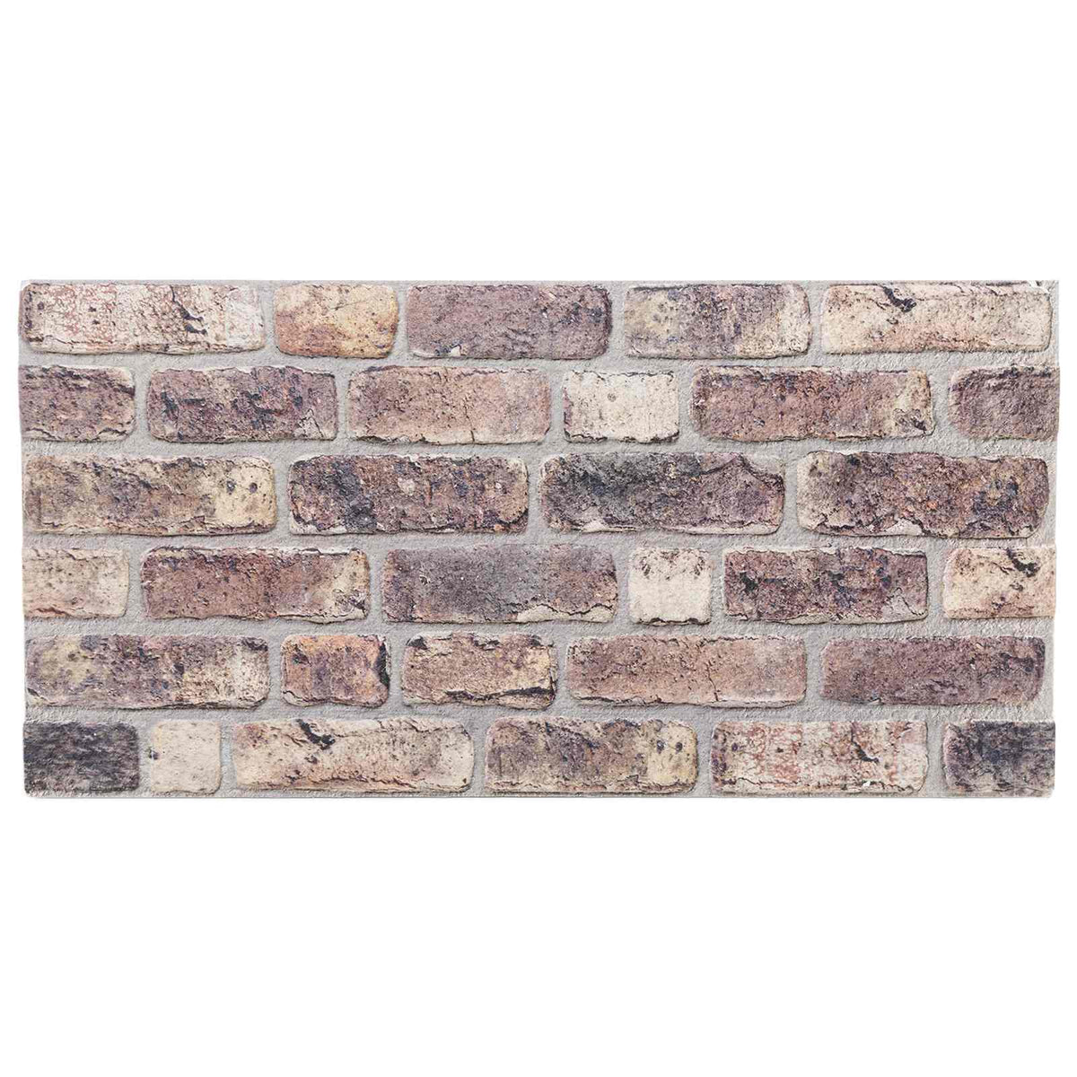 Wall Panels 10 pcs 100 x 50 cm Dark Brown EPS Foam