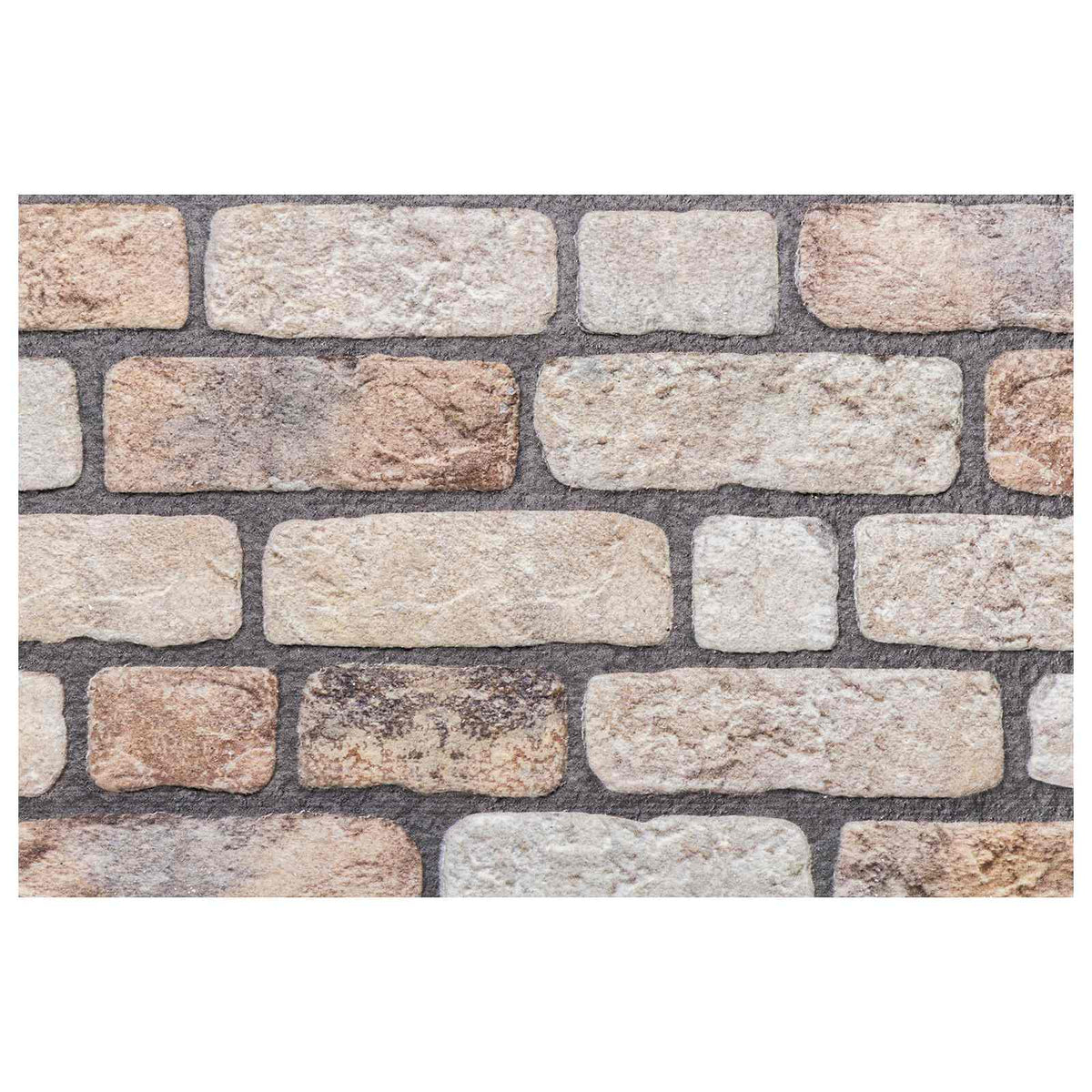 Wall Panels 10 pcs 100 x 50 cm Light Brown EPS Foam