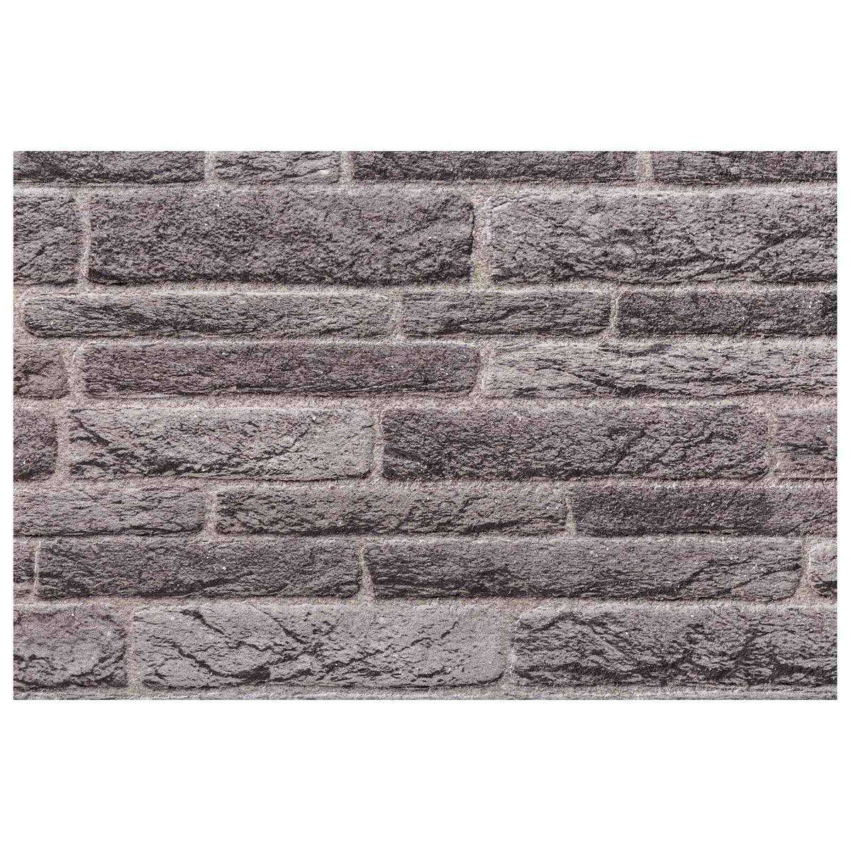 Wall Panels 10 pcs 100 x 50 cm Anthracite EPS Foam