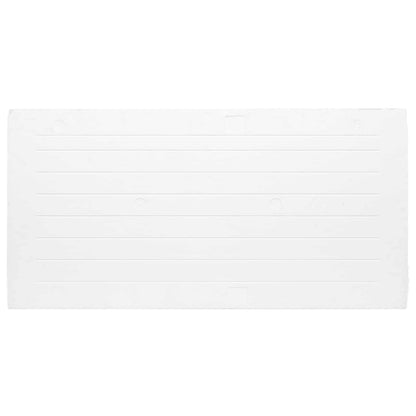 Wall Panels 10 pcs 100 x 50 cm Light Grey and White EPS Foam