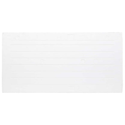 Wall Panels 10 pcs 100 x 50 cm Light Brown and White EPS Foam