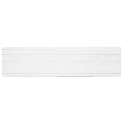 Wall Panels 10 pcs 100 x 25 cm White and Red EPS Foam