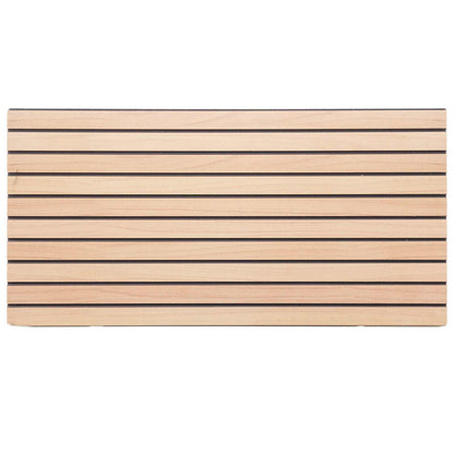 Wall Panels 5 pcs 100 x 50 cm Brown EPS Foam