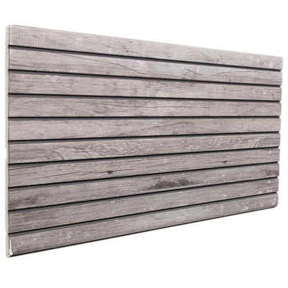 Wall Panels 5 pcs 100 x 50 cm Grey EPS Foam