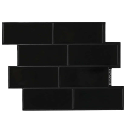 Decorative Stickers 10 pcs Black 29 x 21 cm