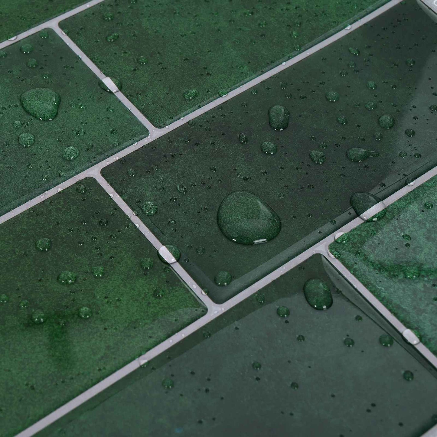 Decorative Stickers 10 pcs Dark Green 29 x 21 cm