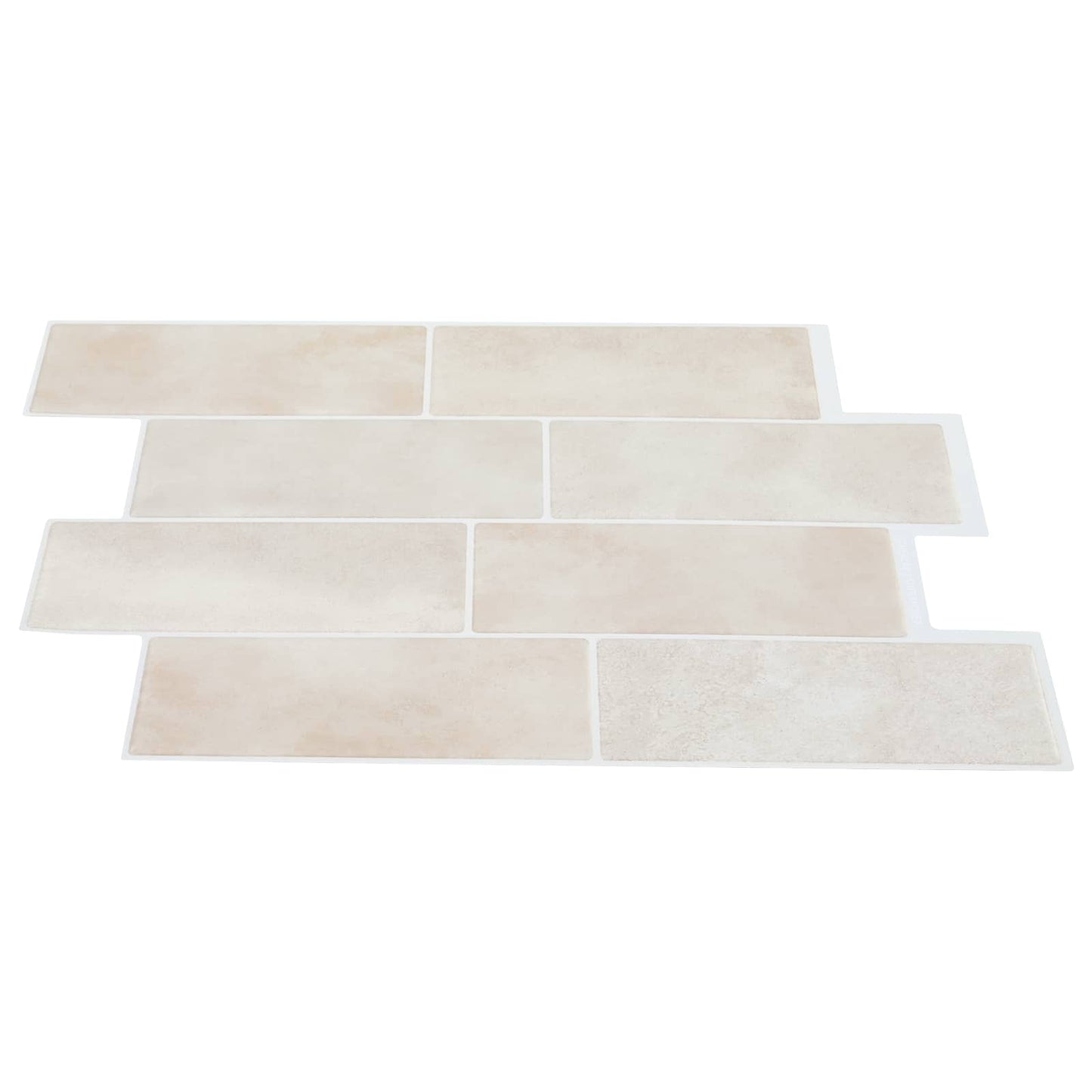 Decorative Stickers 10 pcs Beige Marble 29 x 21 cm