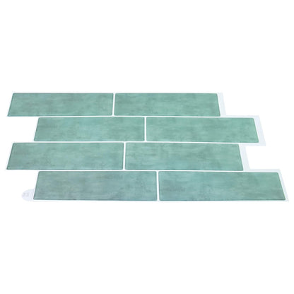 Decorative Stickers 10 pcs Grey Green 29 x 21 cm